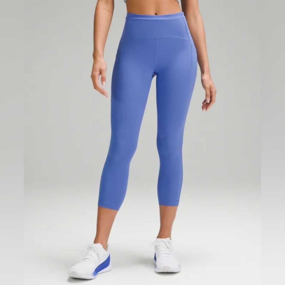 Lululemon Athletica Blue Swift Speed High-Rise Tight 25"